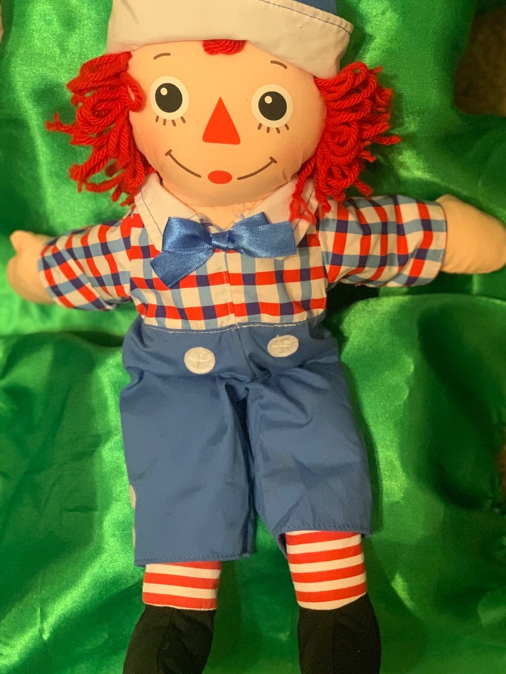 Rare Vintage 1970s Knickerbocker Raggedy Andy 17” - Kids Collectible